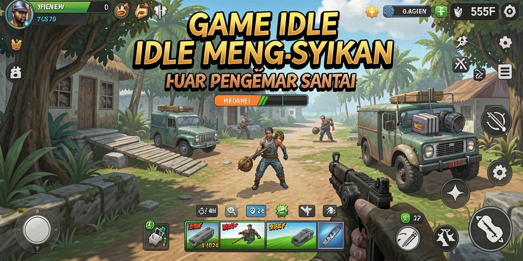 Tampilan gameplay 555F yang menarik dan penuh strategi.