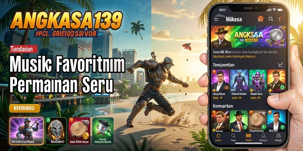 Screenshot gameplay <strong>ANGKASA138</strong> menampilkan antarmuka bermain musik yang menarik.