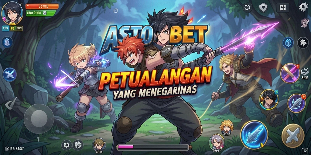 Tampilan menarik dari karakter-karakter dalam gameplay ASTONBET.
