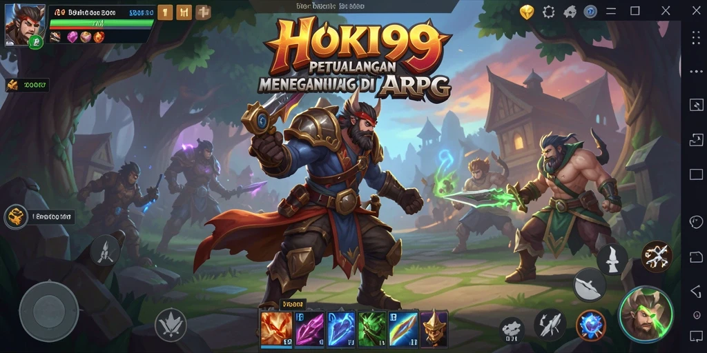 Gameplay seru di dunia fantasi HOKI99 yang memukau.