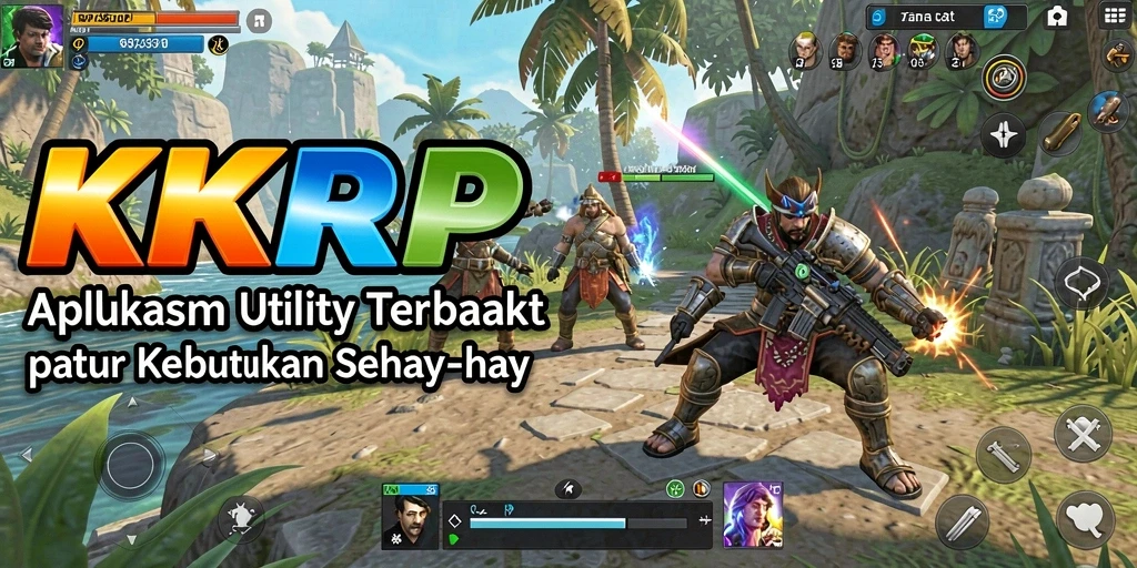 Screenshot dari aplikasi KKRP yang menampilkan berbagai fitur Utility.