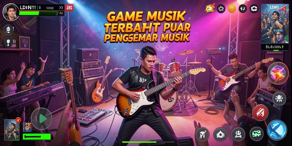 Tampilan gameplay LDN11 yang seru dan interaktif.