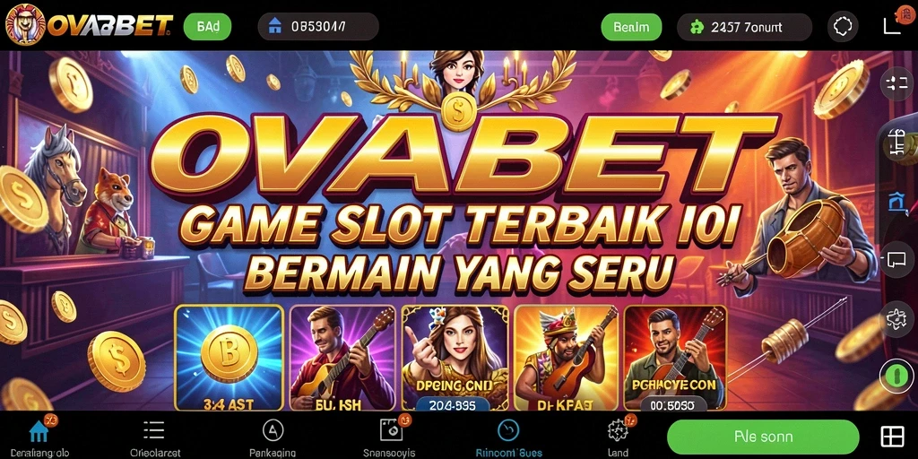 Screenshot gameplay OVABET menampilkan keseruan bermain Slot.
