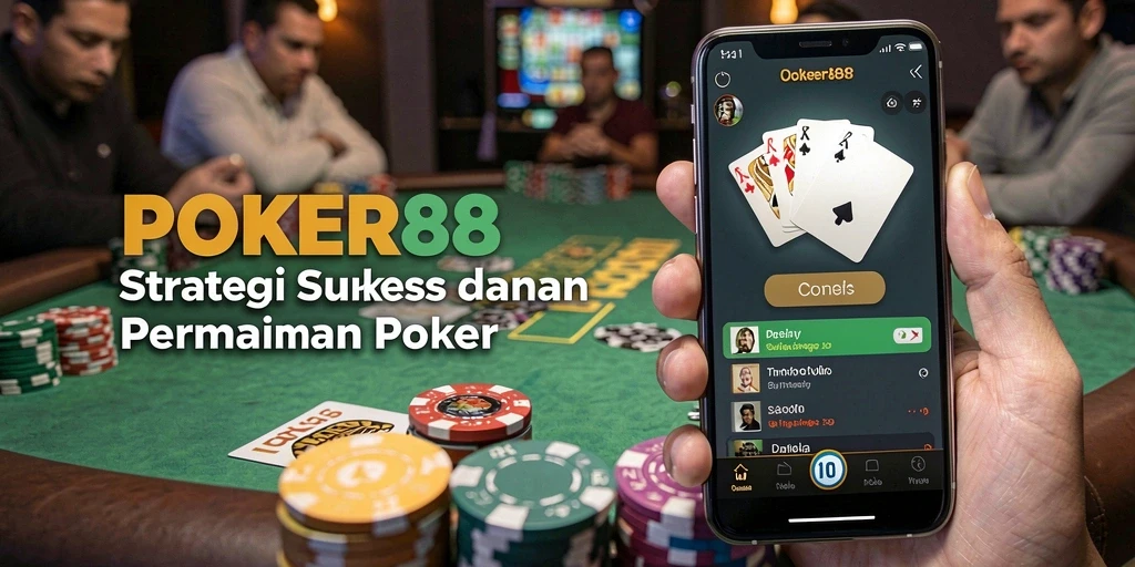 Tampilan gameplay POKER88 yang mendebarkan saat pemain merencanakan strateginya.