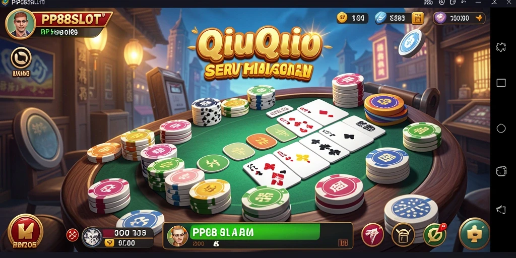 Tampilan gameplay QiuQiu yang menegangkan dan seru di PP88SLOT.