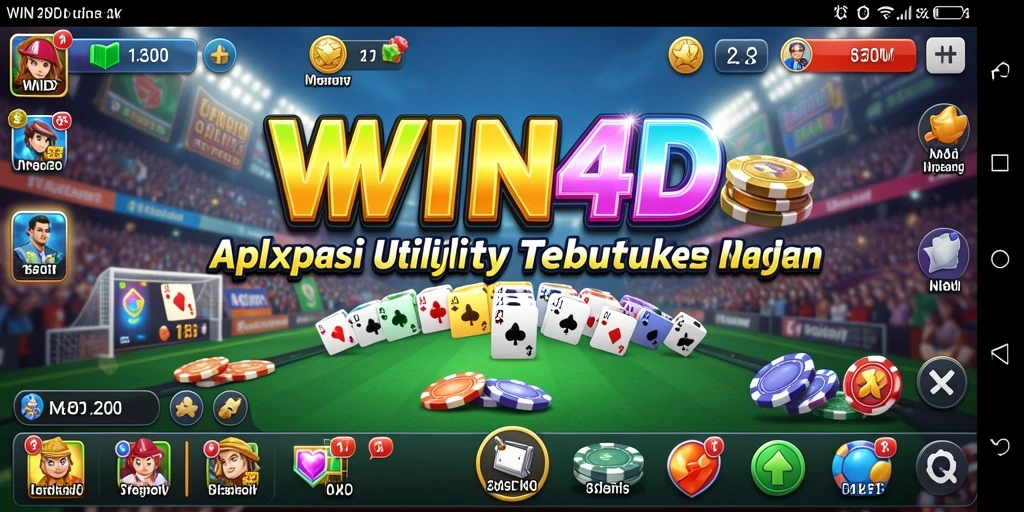 Gambar screenshot dari aplikasi WIN4D yang menunjukkan berbagai fitur Utility.